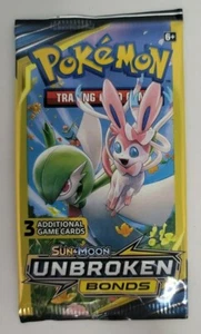 Pokemon Sun & Moon Unbroken Bonds Sylveon Gardevoir Artwork New 3-card Pack... - Picture 1 of 2