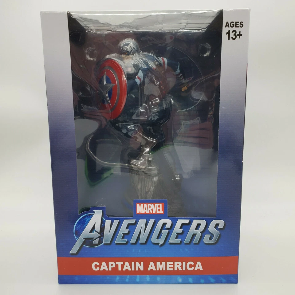 MARVEL GAMERVERSE AVENGERS - CAPITÃO AMÉRICA ESTÁTUA DE PVC 1/10 NOVA NA CAIXA Frete Grátis - Imagem 1 de 4