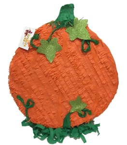 17 Zoll großes Herbstthema Kürbis Pinata Orance Farbe ideal für Geschlecht Enthüllung Herbst Par - Bild 1 von 1