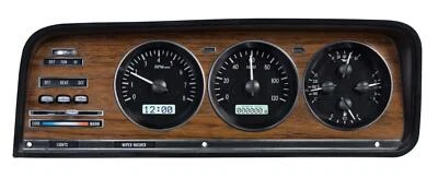 Dakota Digital 73-85 Wagoneer Analog Gauges Black Alloy White VHX-73J-WAG-K-W - Image 1 of 4