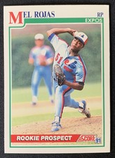 1991 Score Rookie Montreal Expos Baseball Card #729 Mel Rojas RC