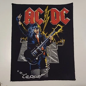 Vintage AC/DC Unused 80s BACK PATCH - Picture 1 of 12