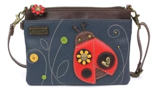 Charmante Chala freundliche Marienkäfer Mini Umhängetasche Handtasche Geldbeutel - Bild 1 von 2