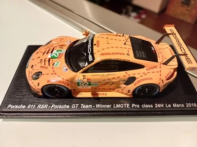 PORSCHE 911 RSR #92 Winner LMGTE Pro Class LM2018 - Spark 1/43 Ref. S7033 - Immagine 1 di 4