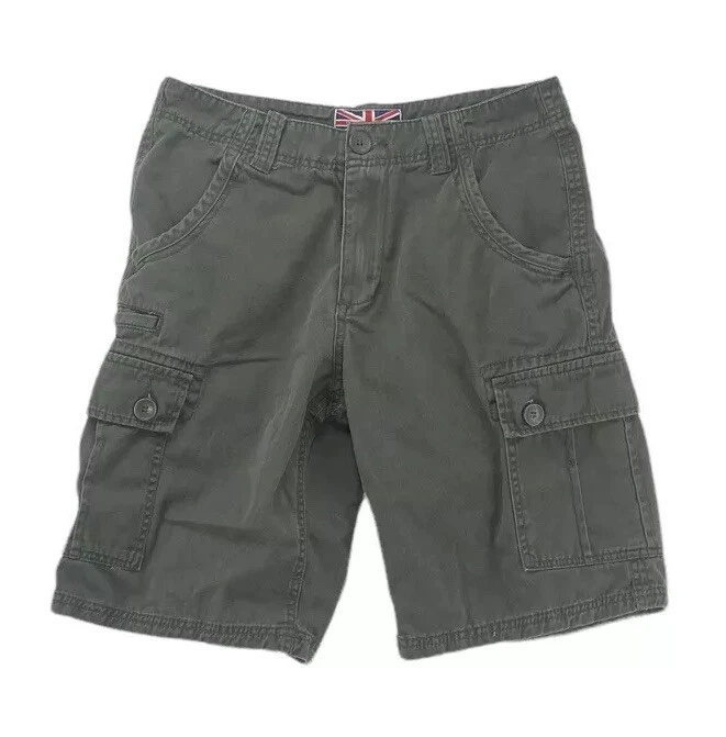 Pantalones Cortos 1688 Revolution Para Hombre Talla 30 Frente Plano 100% Algodón Verde Informal Carga Foto 1 de 4