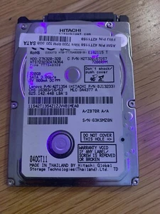 Hitachi HTS723232A7A364 320GB (2.5" 7MM 7200RPM) SATA HDD Hard Disk Drive - Picture 1 of 5