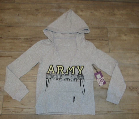 US Army Black Knights Flying Colors Gray Hoodie Jacket size Women's XS Cover