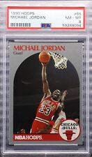 Michael Jordan 1990-91 NBA Hoops #65 Chicago Bulls Graded PSA 8 HOF