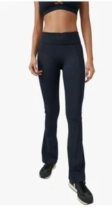 Free People Resilience Slim Leg Flare Black LG (Women's 12) - Picture 1 of 7