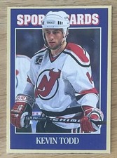 KEVIN TODD, RARE ! 1992 "SPORTS CARDS MAGAZINE" COLLECTOR'S CARD, WOW !
