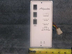 RV Monitor Panel Black Grey Fresh Water Heater Pump Switch OEM WRV Alpenlite - Picture 1 of 4
