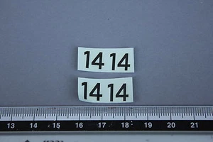 EG4 Véhicule miniature 1/43 decalcomanie rallye course 14 Heco diorama garage - Picture 1 of 2