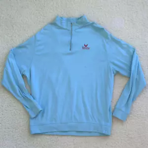 Peter Millar 1/4 Zip Pullover Valhalla GC Herren Gr. XL Crown Sport hellblau - Bild 1 von 10