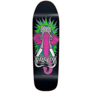 New Deal Decks Vallely Mammoth Screen Print Neon 9.5 Skateboard Deck