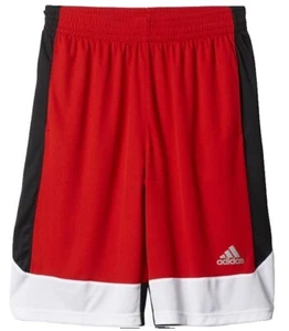 Adidas Ki Uomo AX7964 Pantaloncini Basket Sportivi Squadra Rosso Scarlatto Nero M - Foto 1 di 7