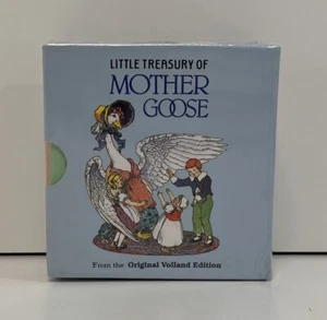 LITTLE TREASURE OF MOTHER GOOSE 1984 VINTAGE 6 SET BOOKS (J) - Picture 1 of 5