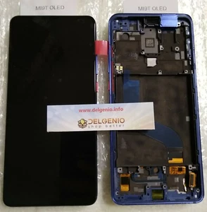 DISPLAY XIAOMI MI 9T / PRO OLED BLU BLUE M1903F10G M1903F11G FRAME VETRO SCHERMO - Imagen 1 de 2