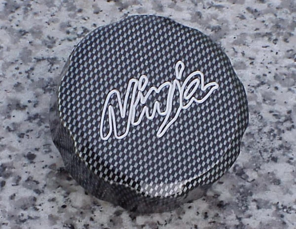 Kawasaki Ninja ZX6 ZX6R ZX7 ZX7R ZX9 ZX9R ZX10 ZX10R ZX14 ZX14R CARBON FLUID CAP - Image 1 of 1