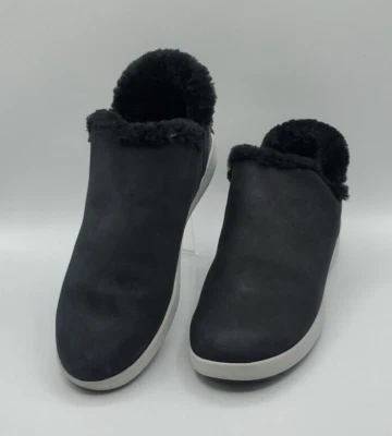 Botas Olukai Malua Hulu para mujer negras talla 7 forradas de piel de oveja cuero nobuck Foto 1 de 4