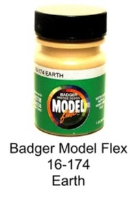 Badger Model Flex 16-174 Earth 1 oz Acrylic Paint Bottle - Picture 1 of 1