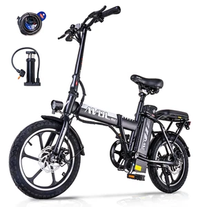 Elektrofahrrad 250W E-Bike Klapprad 16 Zoll Damen/Herren City EBike 36V 20MPH - Bild 1 von 15