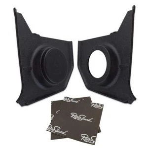 RetroSound Speaker Kick Panels w/ Sound Dampening For 1964-66 Ford Mustang Vert - Picture 1 of 2