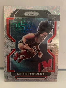 MEIKO SATOMURA #18 - 2022 PANINI WWE PRIZM - MOJO PARALLEL /25 - Picture 1 of 2