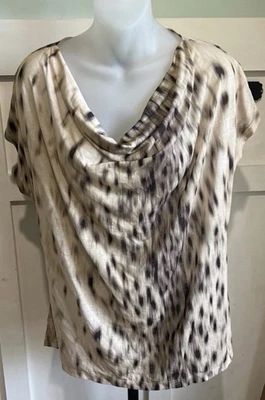 Женская блузка Kenneth Cole с анималистическим принтом размер XL - Изображение 1 из 4