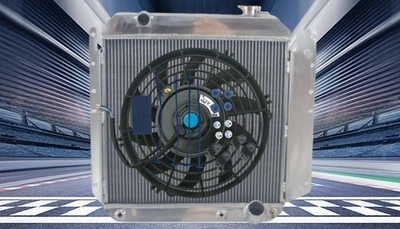 Aluminum Radiator+FAN for 1958 Pontiac Bonneville/Catalina/Super Chief V8 6.1L - Image 1 of 4