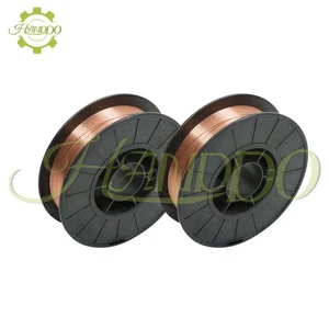 2 Rolls ER70S-6 .023" (0.6 mm) Mild Steel MIG Welding Wire 20 Lbs - Picture 1 of 8