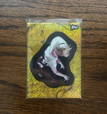 SSP Ghost-Spider 2025 Topps Marvel Comic Book Heroes 1975  Gold # /24 😳RARE - Image 1 of 2