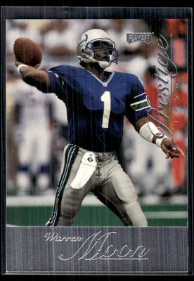1998 Playoff Prestige Warren Moon Seattle Seahawks #160 - Image 1 of 2