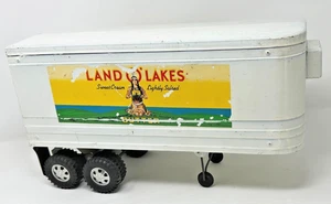 LAND O LAKES Butter DUNWELL toys pressed steel trailer semi truck tractor cargo - Picture 1 of 24