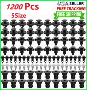 1200 Pcs Fender Liner Fastener Rivet Push Bumper Clips Retainer For Toyota Lexus - Bild 1 von 11