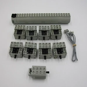 Lego Mindstorms Lote de 9 Motores Eléctricos Grises y Portapilas C - Imagen 1 de 5