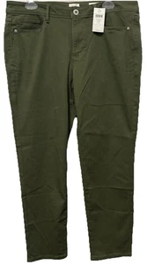 J. Jill Denim Damen Authentic Fit Slim Ankle Jeans Größe 14P Woodbine - Bild 1 von 8