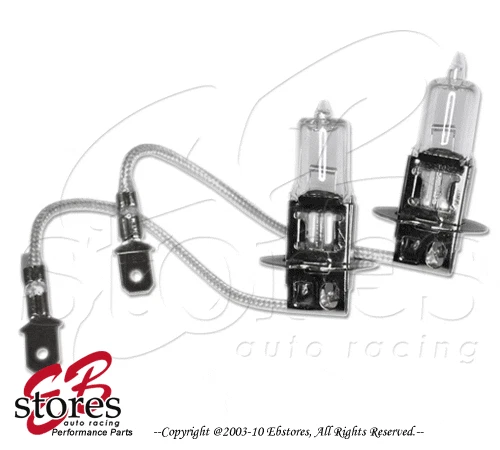 OEM Clear White 1pair 12V 55w H3 Xenon Gas HID Foglight Light Bulbs 4300K 2pcs - Image 1 of 1