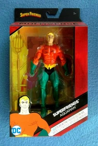 AQUAMAN AS SEEN IN TV SHOW SUPER FRIENDS 6" FIGUR MATTEL MULTIVERSE DC COMICS - Bild 1 von 2