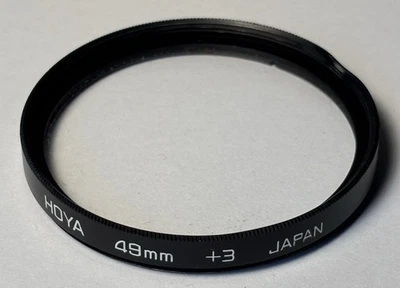 Hoya - 49mm Close-Up +3 Filter - Image 1 of 2