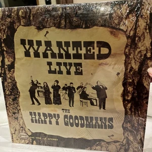 Wanted Live - The Happy Goodmans CANAAN RECORDS CAS-9705-LP Stereo - Picture 1 of 3