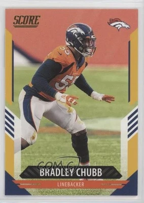 2021 Score Gold Bradley Chubb #222 - Image 1 of 2