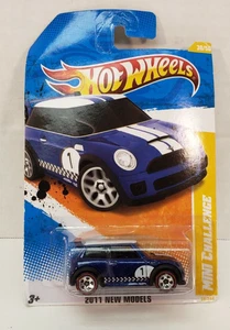Hot Wheels 2011 New Models Mini Challenge Redline Tire Blue V0023-09A0N New READ - Picture 1 of 9