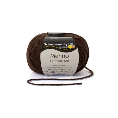 MERINO EXTRAFINE 120 von Schachenmayr - MOCCA (00112) - 50 g / ca. 120 m Wolle - Bild 1 von 4