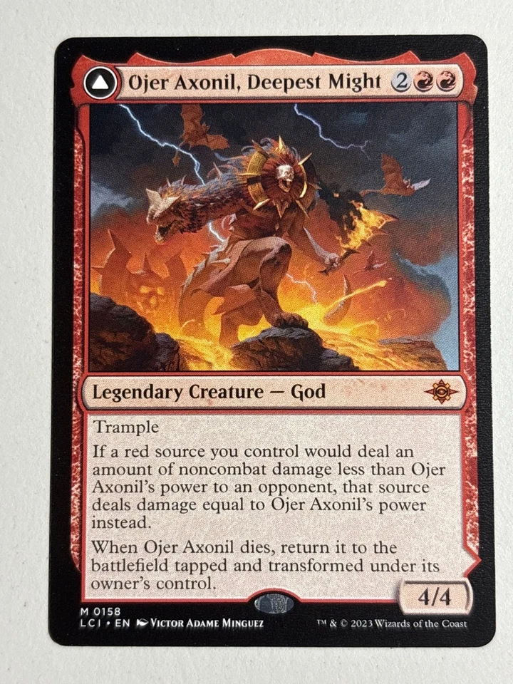 Ojer Axonil, Deepest Might - Lost Caverns of Ixalan - LP MTG - Image 1 of 2