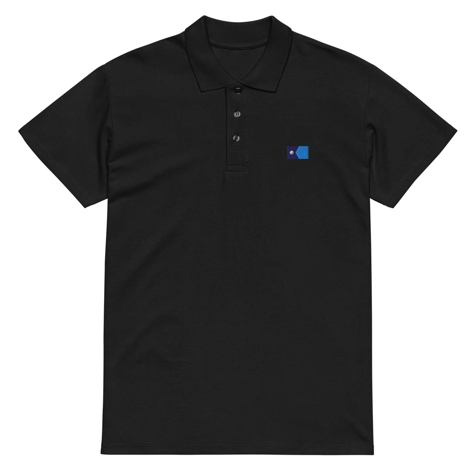 Minnesota State Flag Premium Pique Polo Shirt - Image 1 of 1