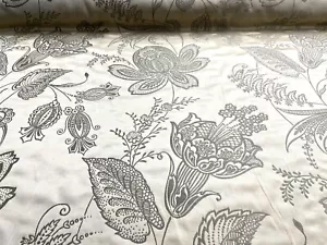 10,3 Meter.Radius Champagner Stoff Jacquard Vorhang Handarbeit Raffrollo - Bild 1 von 7