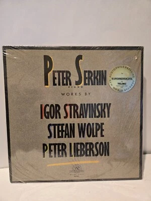 PETER SERKIN Piano STRAVINSKY WOLPE LIEBERSON -Audiophile Pressing-New & Sealed - Image 1 of 4