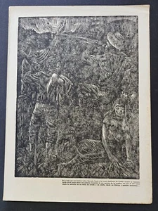 Vintage CUBAN Revolution Print 13 Portrays Fiery 1960 FIDEL CASTRO Havana Speech - Picture 1 of 8