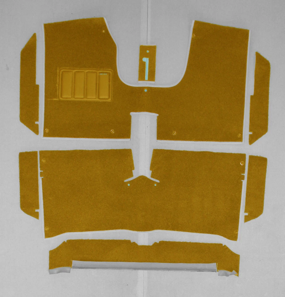 Juego de alfombras de terciopelo beige para Renault R5 y R5 Alpine 1972-1984  Foto 1 de 1