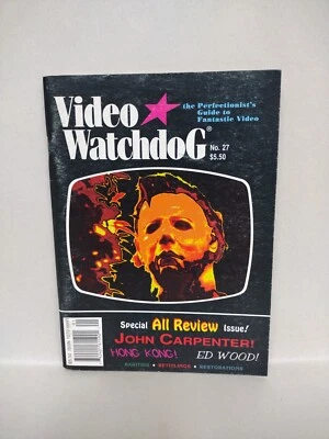 Video Watchdog Magazine (1995) #27 John Carpenter Ed Wood Michael Myers Cover - Image 1 of 4